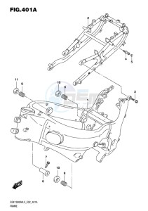 GSX-1300R ABS HAYABUSA EU drawing FRAME