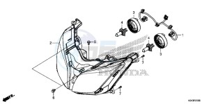 NSS300AD Forza E drawing HEADLIGHT