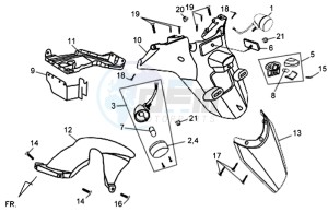 ORBIT 50 2T NAKED drawing INDICATOR - REAR FENDER - MUDGUARD