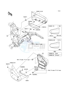 VN 1600 A [VULCAN 1600 CLASSIC] (A6F-A8FA) A7FA drawing SIDE COVERS