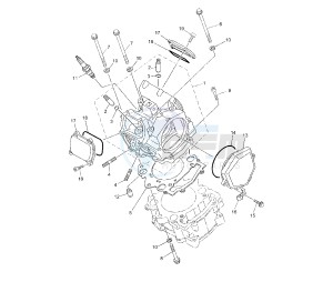 XT Z TENERE 660 drawing CYLINDER HEAD