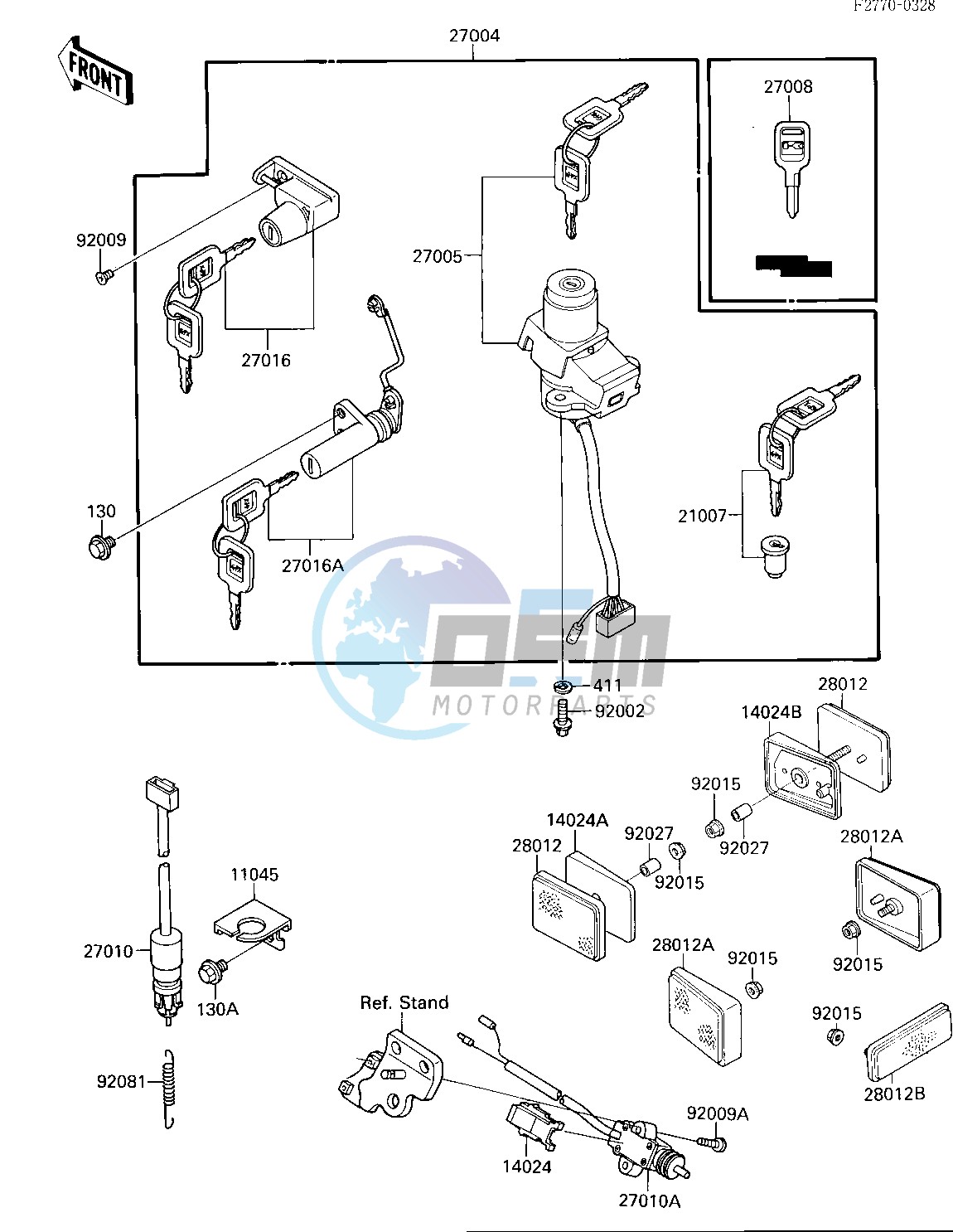 IGNITION SWITCH_LOCKS_REFLECTORS