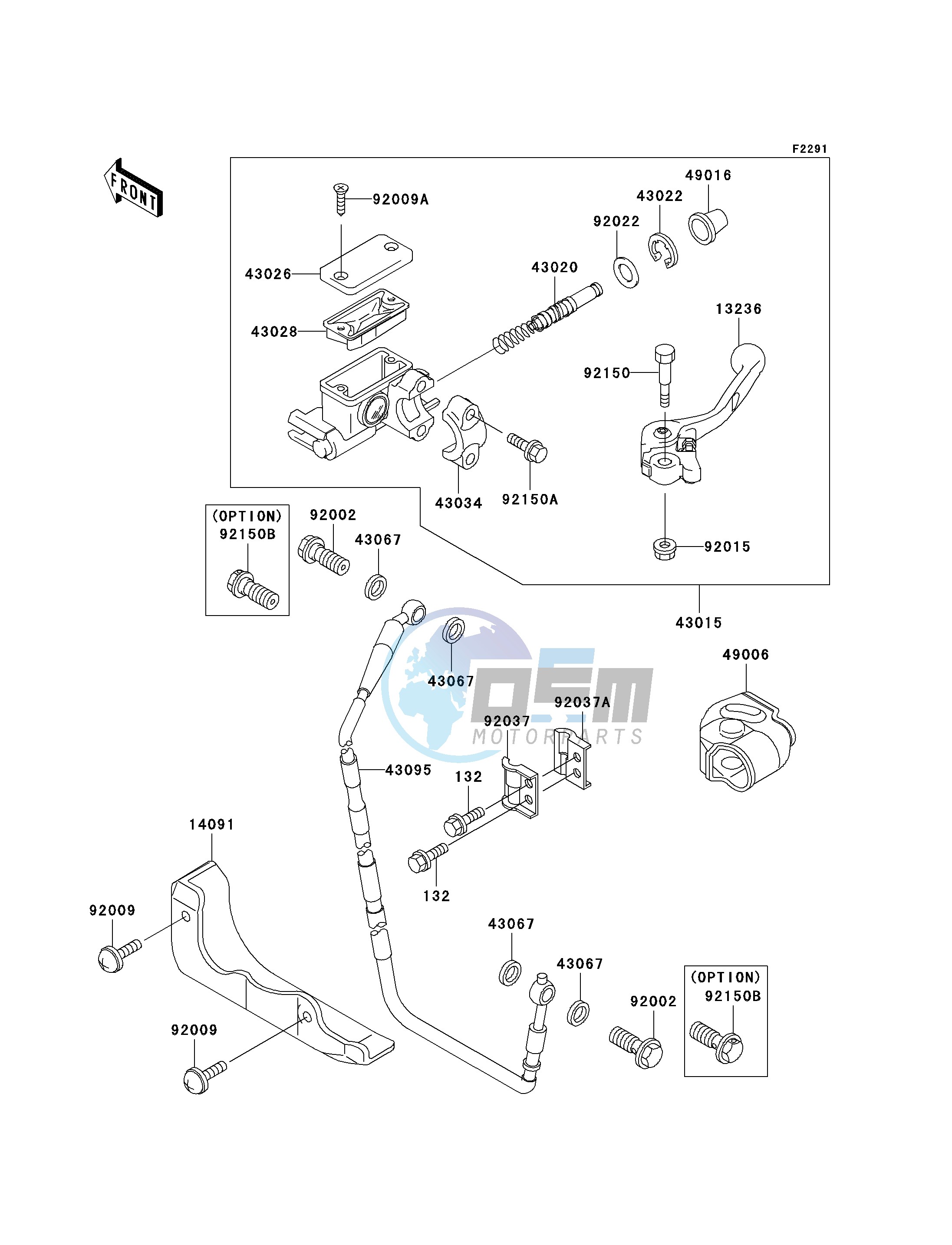 FRONT MASTER CYLINDER