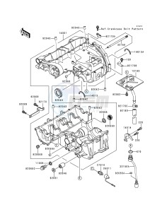 ZX 600 E [NINJA ZX-6] (E4-E6) [NINJA ZX-6] drawing CRANKCASE