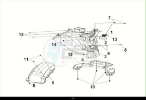 CRUISYM a 300 (LV30W2Z1-EU) (M2) drawing RR. MUDGUARD