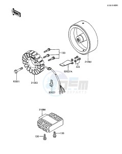 ZX 750 A [GPZ 750] (A1-A2) [GPZ 750] drawing GENERATOR_REGULATOR