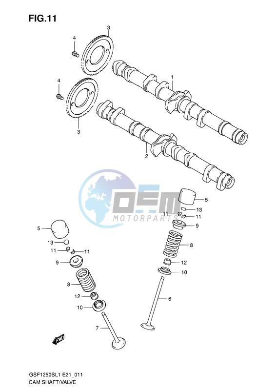 CAM SHAFT-VALVE