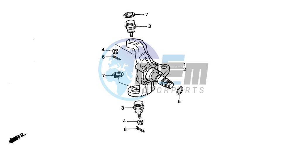 KNUCKLE (TRX300)('93-'95)