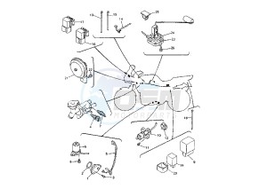 FZS FAZER 600 drawing ELECTRICAL DEVICES