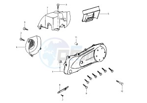 METAL–X - 50 cc drawing CRANKCASE COVER