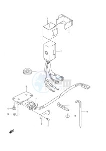 DF 9.9 drawing PTT Switch Non-Remote Control