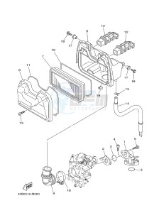 T110C (40B6) drawing INTAKE