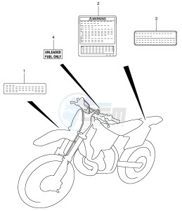 RM125 (E2) drawing LABEL