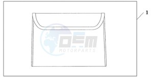 GL1800A Australia - (U) drawing INNER TRUNK POUCH