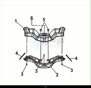 JOYRIDE 300 (LJ30W1-EU) (M2) drawing FR. HANDLE COVER