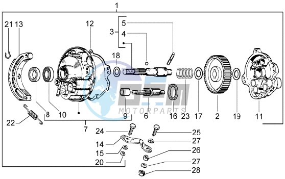 Rear hub