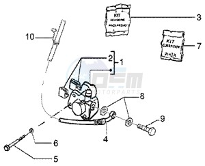 Liberty 50 4t drawing Brake caliper