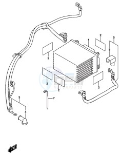 GSX-R125 drawing BATTERY