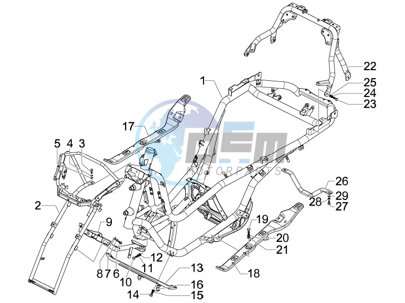 Frame bodywork