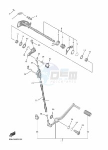 YZF600 YZF-R6 (BN6S) drawing SHIFT SHAFT