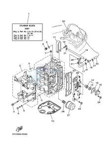 F40BETL drawing CYLINDER--CRANKCASE-1