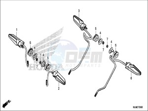 CMX500AH UK - (E) drawing SWINGARM