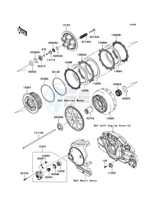 VN1700_VOYAGER_CUSTOM_ABS VN1700KBF GB XX (EU ME A(FRICA) drawing Clutch