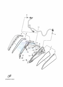 GPD125-A NMAX 125 (BV3D) drawing LEG SHIELD