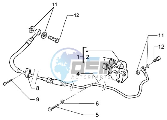 Rear caliper