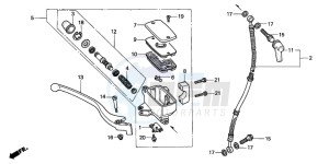 VT600CD drawing FR. BRAKE MASTER CYLINDER