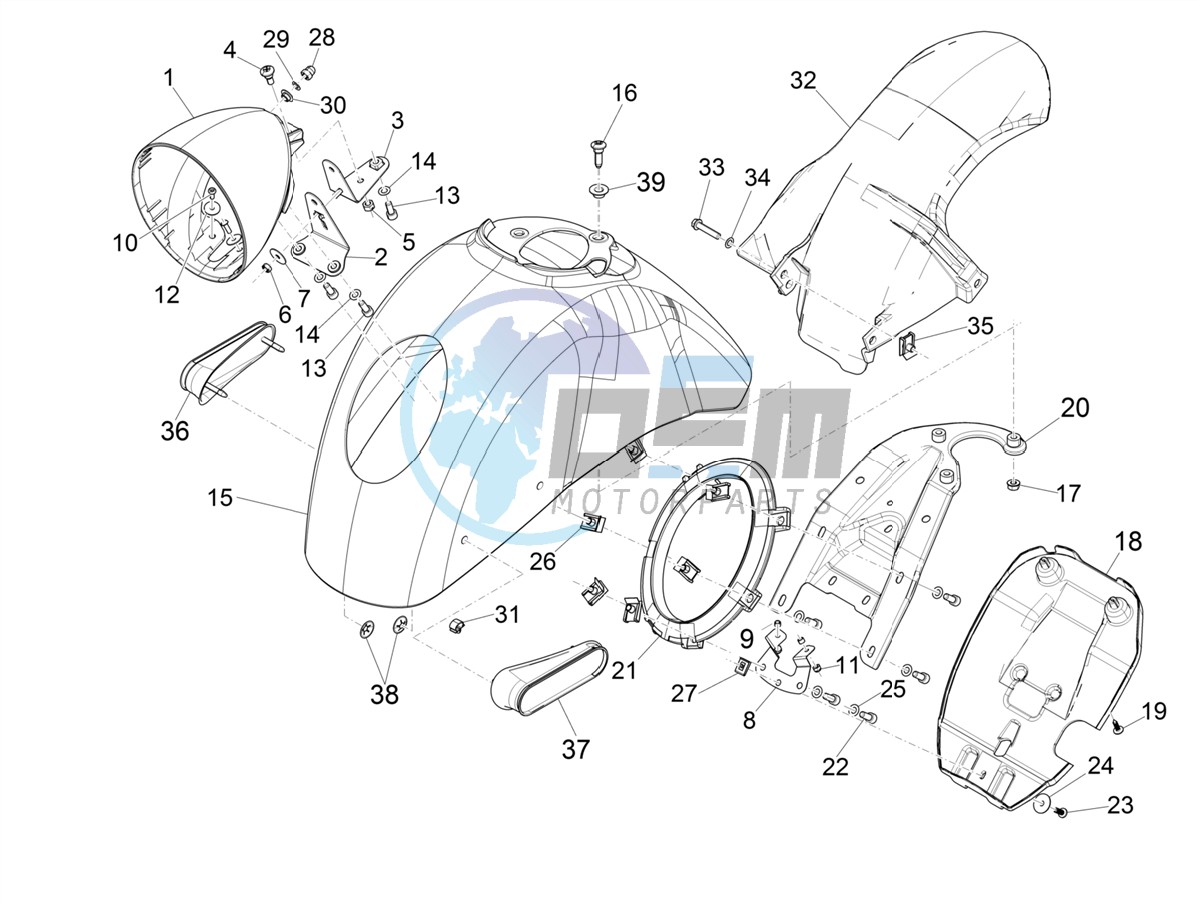 Wheel housing - Mudguard