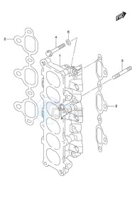 DF 300AP drawing Intake Manifold