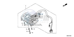 TRX680FAG Wave 110 - AFS110 UK - (E) drawing METER