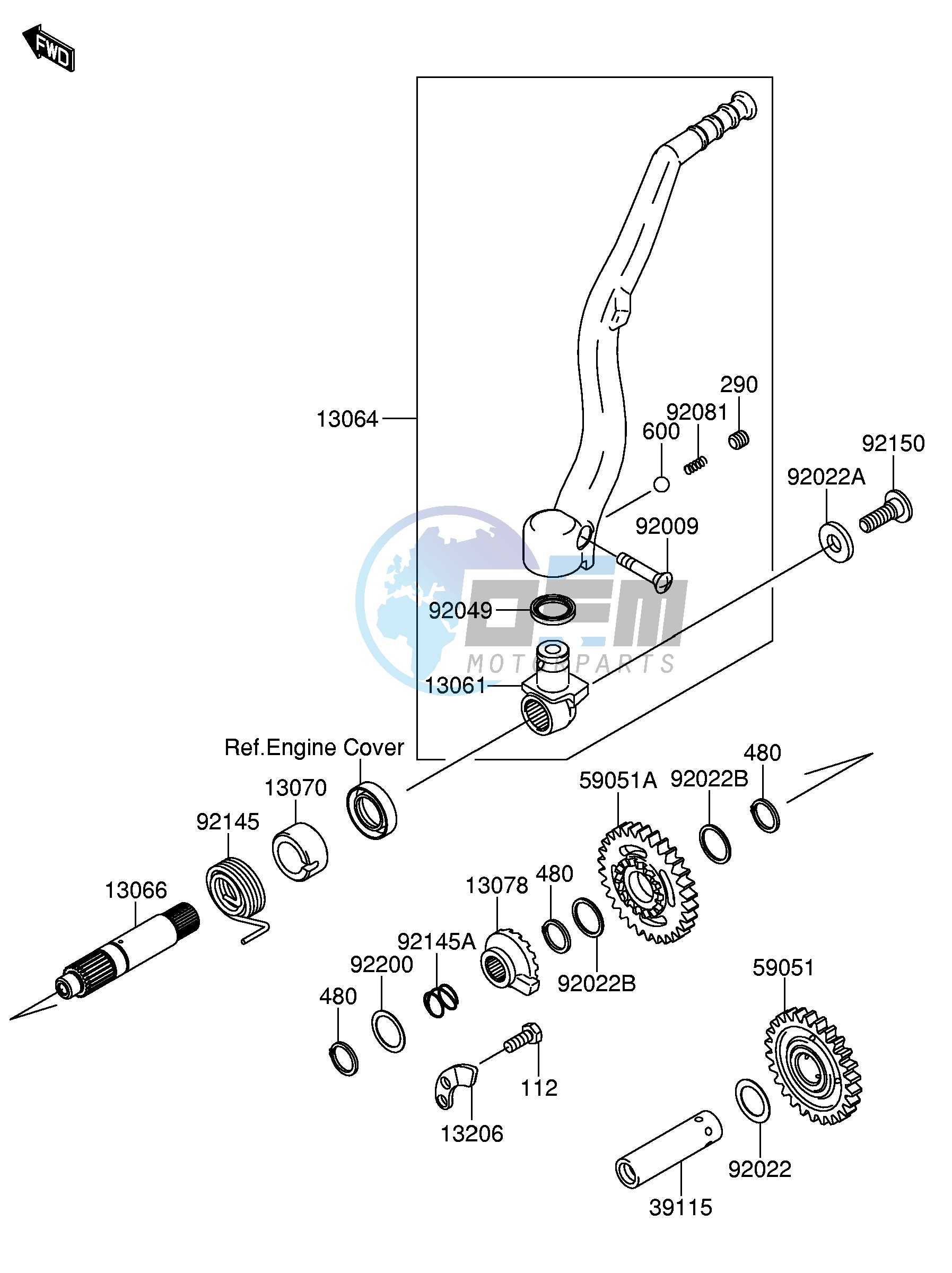 KICKSTARTER MECHANISM