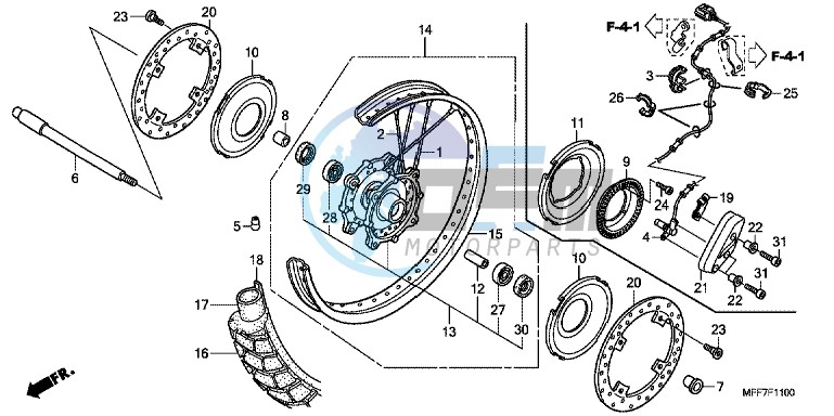 FRONT WHEEL