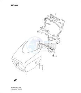 VZ800L1 drawing HEADLAMP COVER