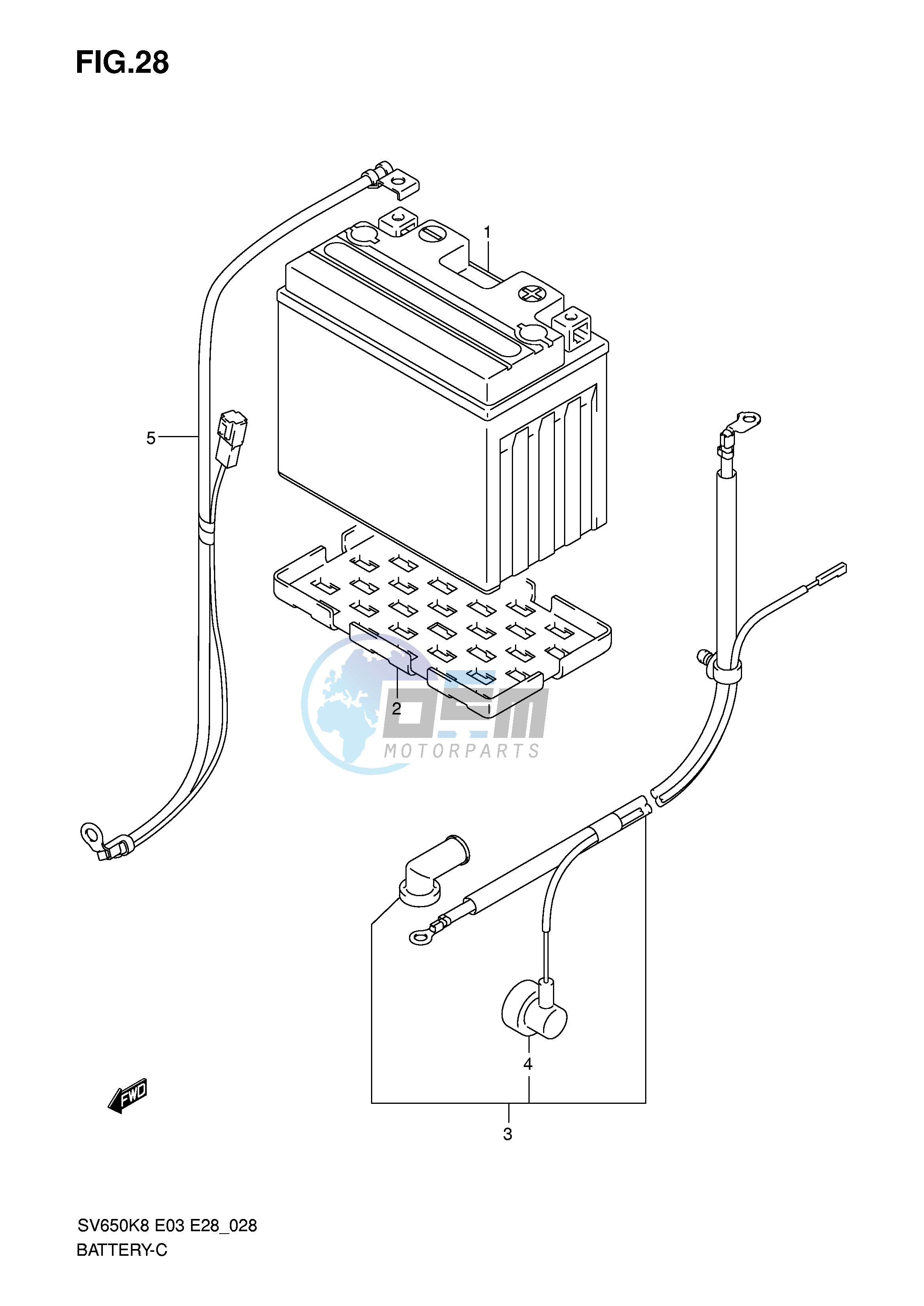 BATTERY (SV650A SV650SA)