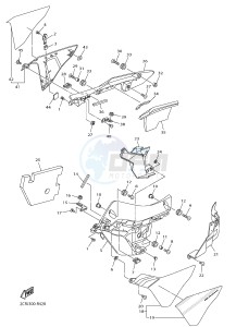 YZF-R1 998 R1 (2CRJ 2CRK) drawing COWLING 3