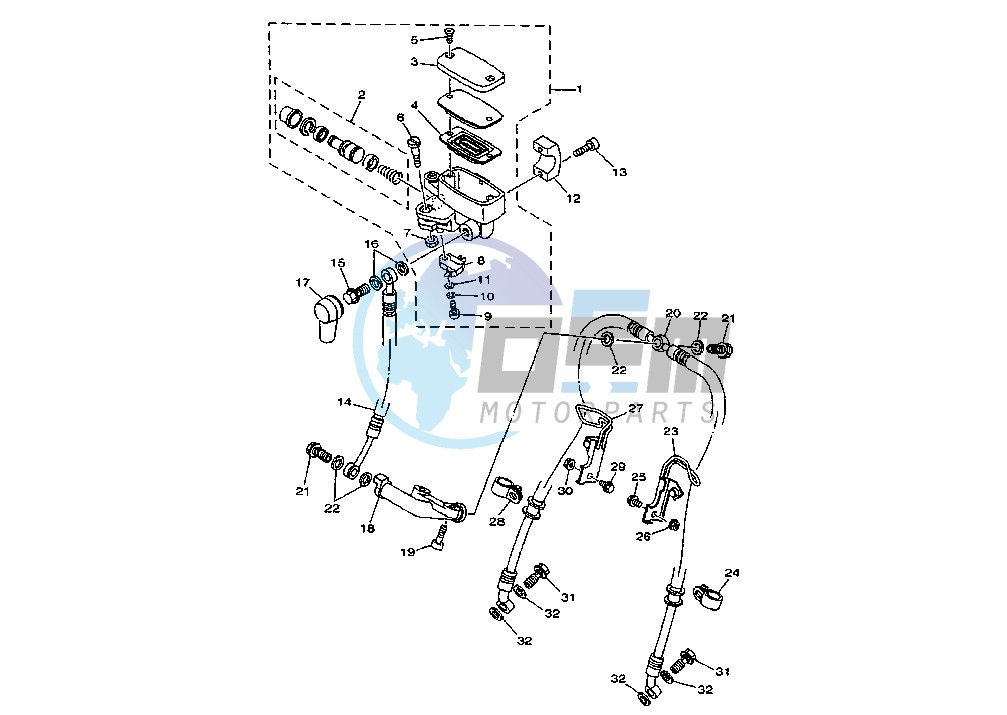 FRONT MASTER CYLINDER