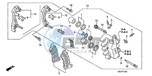 FRONT BRAKE CALIPER