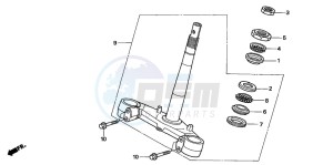 SH150R 125 drawing STEERING STEM