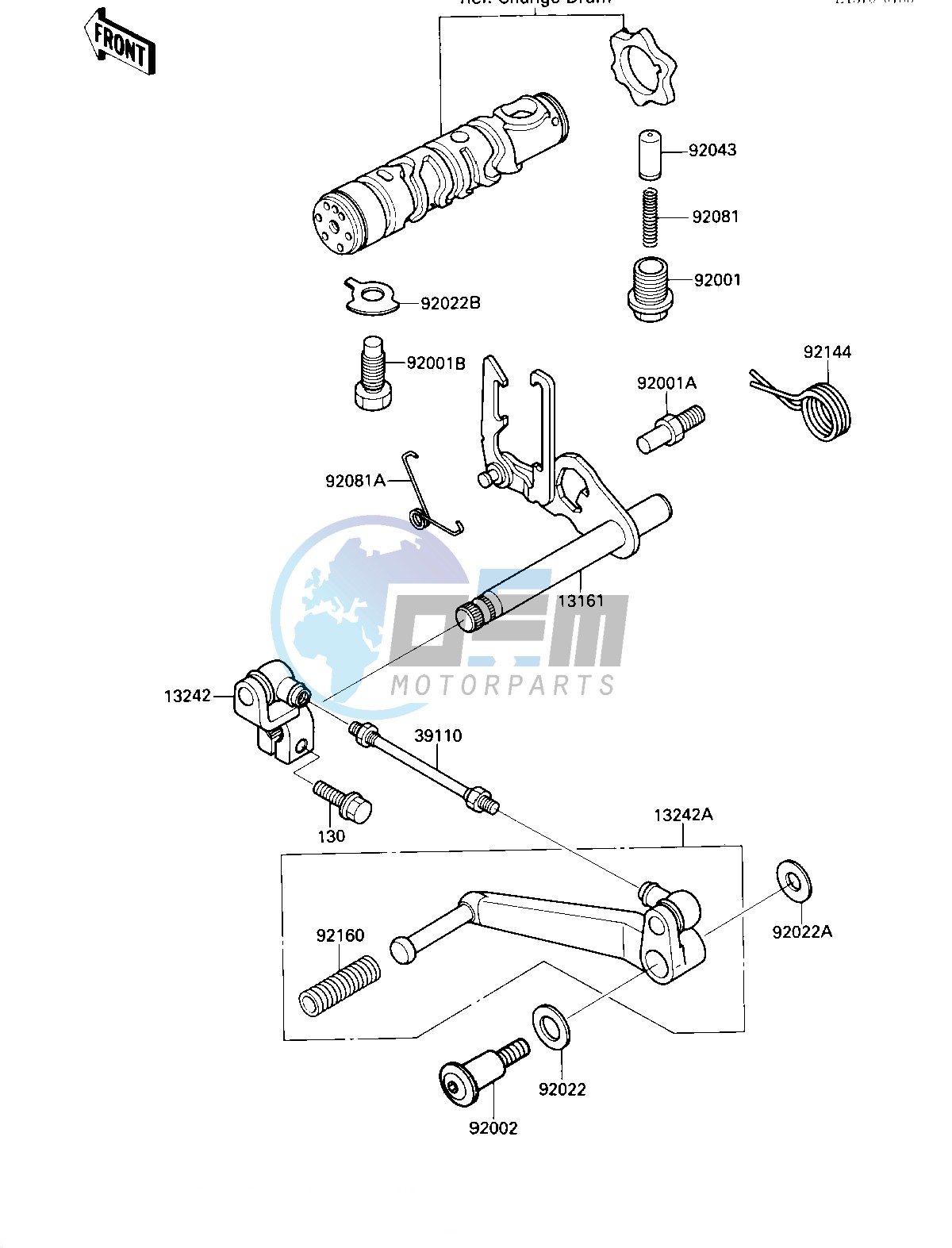 GEAR CHANGE MECHANISM