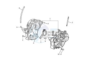 TZR 50 drawing CRANKCASE