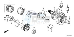 NC700XC drawing CRANKSHAFT/ PI STON