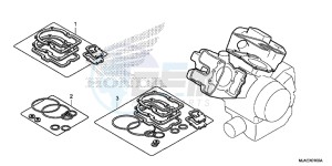 VT750CSE Shadow - VT750CS-E UK - (E) drawing GASKET KIT A