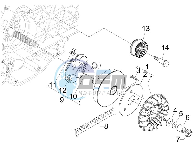 Driving pulley