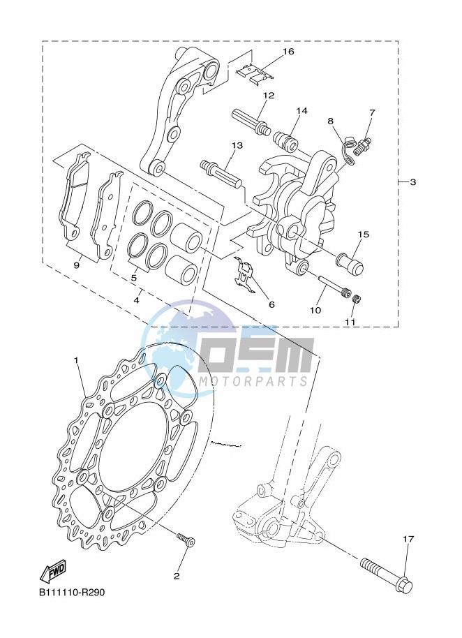 FRONT BRAKE CALIPER