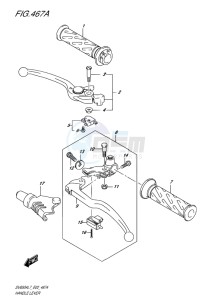 SV650 ABS EU drawing HANDLE LEVER