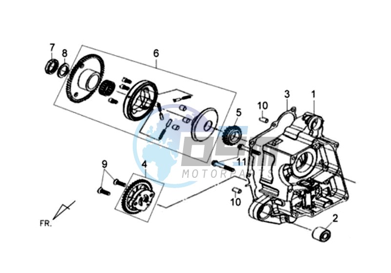 CRANKCASE RIGHT