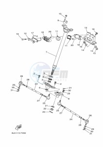 YFM450FWB KODIAK 450 (BHS1) drawing STEERING